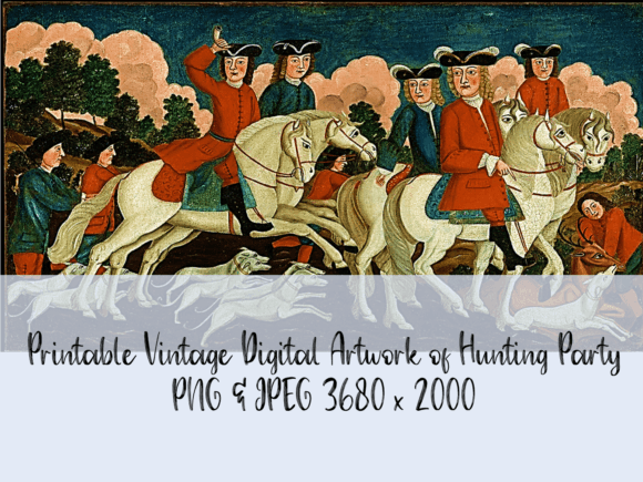 Download Digital Artwork of Hunting Party - Premium Resources