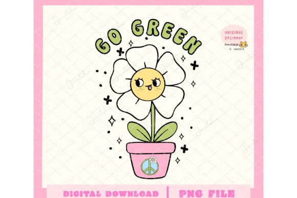 Download Retro Earth Day Flower Power Png - Flower power png Collection