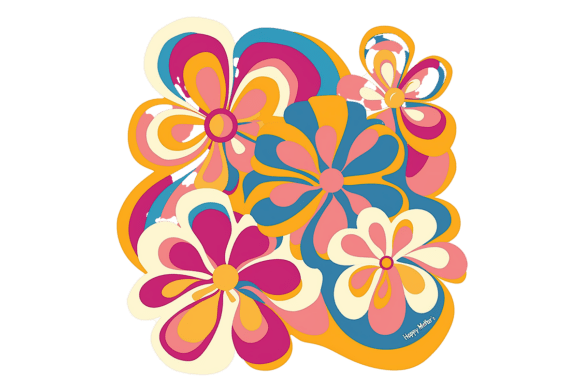 Download Hippie Flower Power Background Png - Premium Bundle